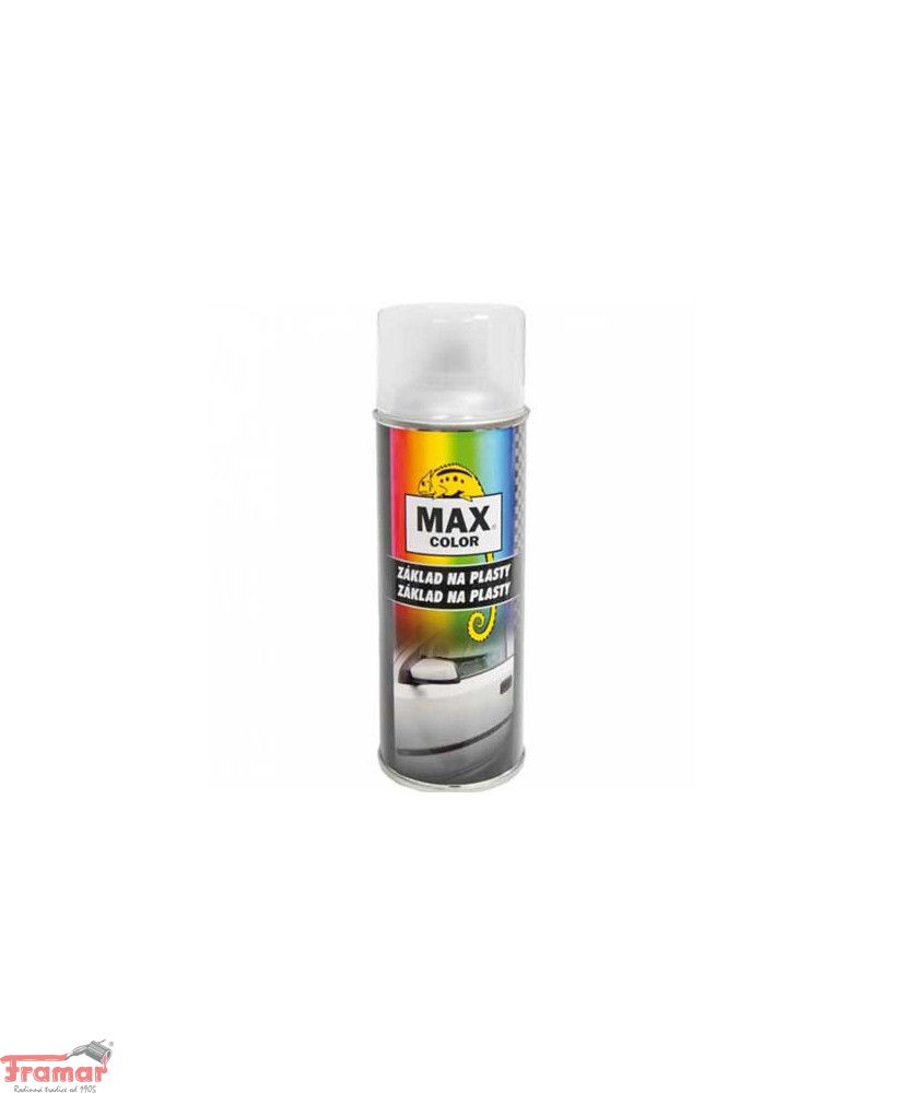 Max Color základ na plasty transparentní, 400ml, Spreje základní, antikorozní