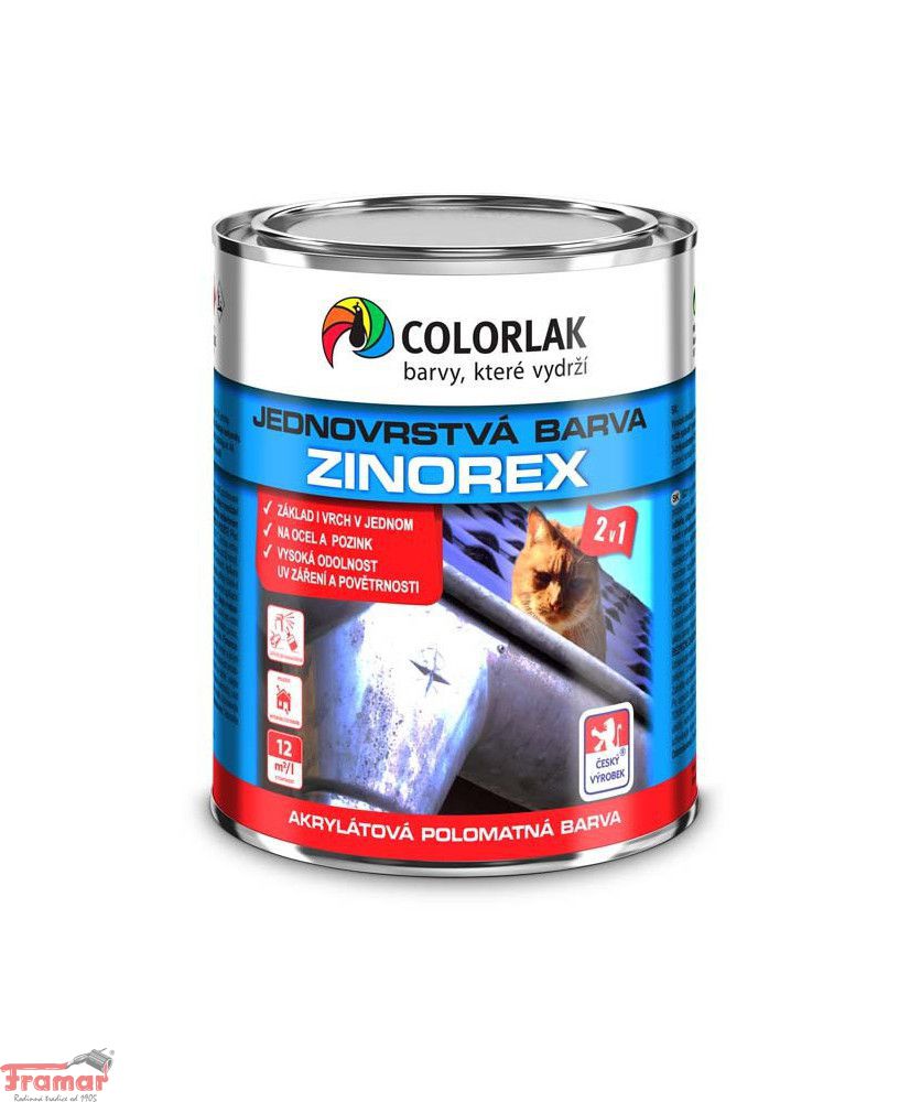 ZINOREX S-2211, Vrchní emaily a barvy
